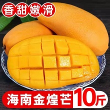蔓蜜伽海南金煌芒果中果5斤