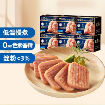 眉州东坡 王家渡低温午餐肉肠198g*6盒