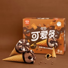WALL'S 和路雪 可爱多甜筒 非常巧克力口味 67g*6支