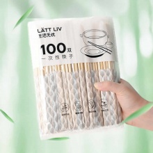 生活无忧(LATT LIV) 一次性竹筷子 100双