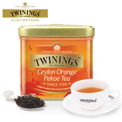Twinings川宁进口锡兰红茶100g/罐