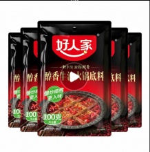 好人家 醇香牛油火锅底料100g*5袋 