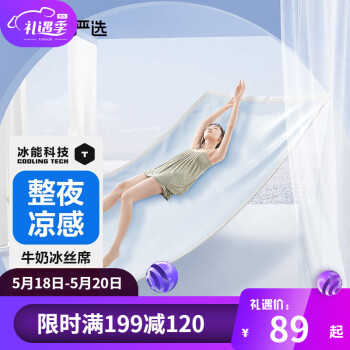 网易严选 冰丝席2件套