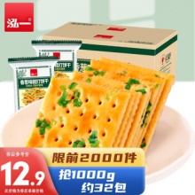 泓一 香葱味梳打饼干1000g