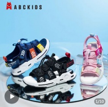 abckids 男女童沙滩凉鞋