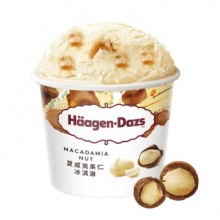 哈根达斯 夏威夷果仁口味 冰淇淋 473ml