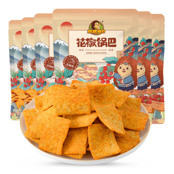 刺猬阿甘 花椒锅巴75g*6