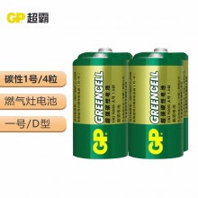 GP 超霸 1号碳性电池4粒装 