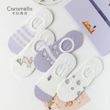 caramella隐形浅口袜5双