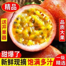 广西紫皮百香果2.3斤 大果17-22个