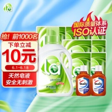 妈妈壹选 La天然植皂洗衣液10.24斤