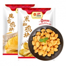 凤祥食品 冷冻黑椒鸡块1KG+脆香鸡块1KG