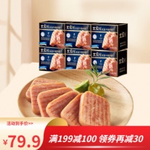 眉州东坡 王家渡低温午餐肉肠198g*6盒