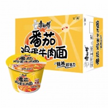 康师傅 番茄鸡蛋牛肉面12桶