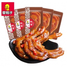 章鸭子 湖南特产香辣鸭掌10个