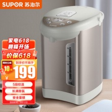 苏泊尔 多段保温电热水壶5L