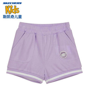 斯凯奇 女童运动休闲短裤 