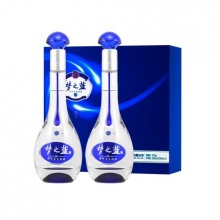 洋河 梦之蓝 M3 52%vol 浓香型白酒 500ml*2瓶 礼盒装