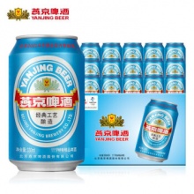 燕京啤酒 11度国航蓝听330ml*24听