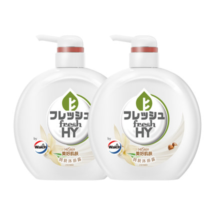 威露士 菁华氨基酸乳木果沐浴露500ml*2瓶