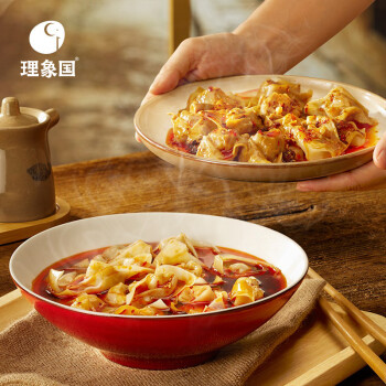 理象国 川渝本味红油抄手235g 12只香辣