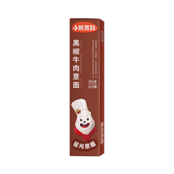 小熊驾到  番茄肉酱意面215g*1盒