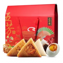 五芳斋 粽子礼盒装 五芳祥礼8粽4蛋 1200g