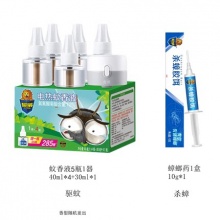 超威 电热蚊香5瓶1器