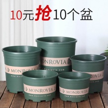 加仑盆 加厚树脂塑料花盆10个