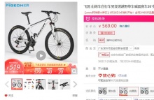 【509】飞鸽 山地车自行车  26寸21速