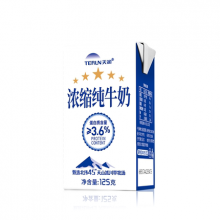 天润 新疆盖瑞浓缩纯牛奶 125g*20盒