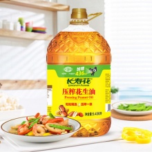 长寿花一级花生油5.436L