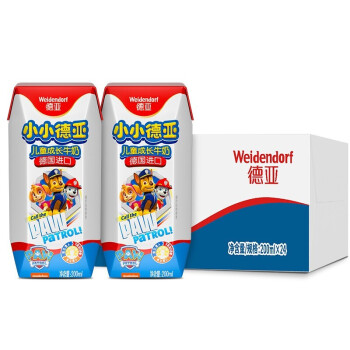 德亚 汪汪队牛奶200ml*24盒