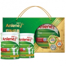 安怡（Anlene）新西兰原装进口 经典中老年奶粉800g*2礼盒装