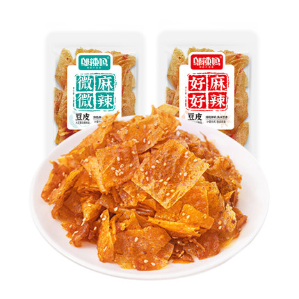 邬辣妈 爽口豆皮辣条20g*10包装