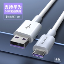 罗马仕 Type-C 66W超级快充 数据线 1m