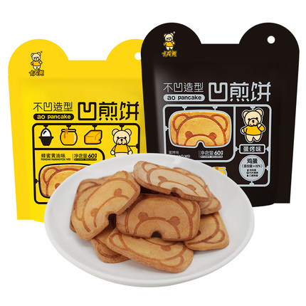卡宾熊 凹煎饼60g*2袋