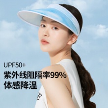 VVC女空顶防晒帽