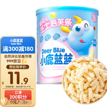 小鹿蓝蓝  婴儿泡芙条42g