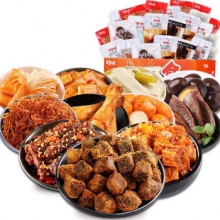 百草味 肉类零食礼包580g
