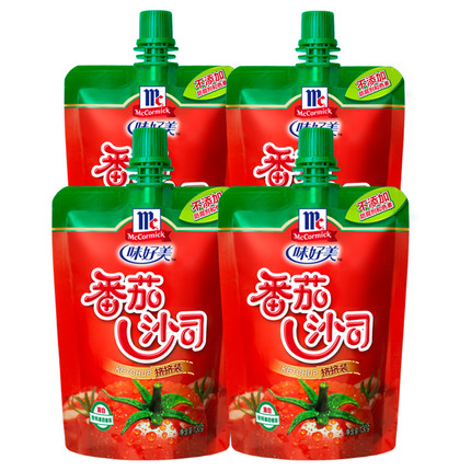 味好美 番茄沙司挤挤装130g*4支