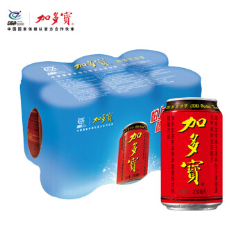  加多宝 凉茶植物饮料 茶饮料 310ml*6罐连包