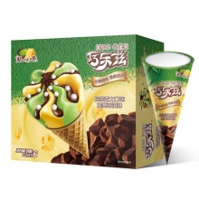 巧乐兹 抹茶芝士口味 巧克力脆筒73g*6支