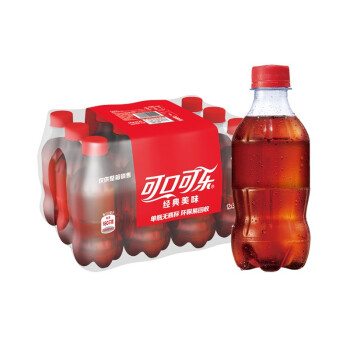 可口可乐 汽水碳酸饮料 300ml*12瓶