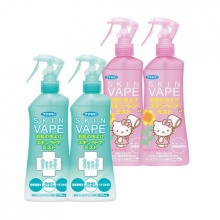 日本VAPE驱蚊喷雾2粉2绿 200ml*4瓶