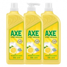 斧头 牌（AXE）柠檬护肤洗洁精套装1.18kg*3(1泵+2补)