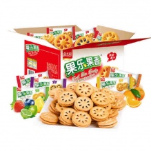 嘉士利.果乐果香果酱夹心饼500g