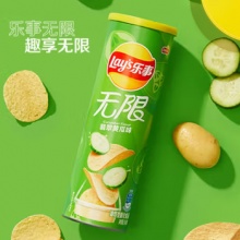 Lay's 乐事 无限薯片 翡翠黄瓜味 104g