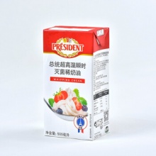 总统法国进口稀奶油淡奶油 500ml