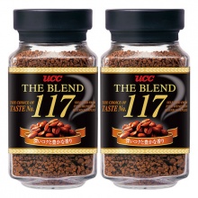 UCC悠诗诗 117速溶冻干咖啡90g*2瓶